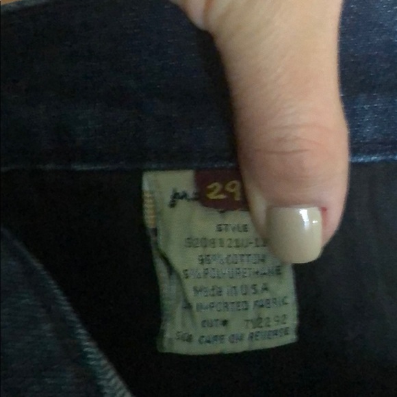 7 For all Mankind denim skirt - Picture 5 of 6